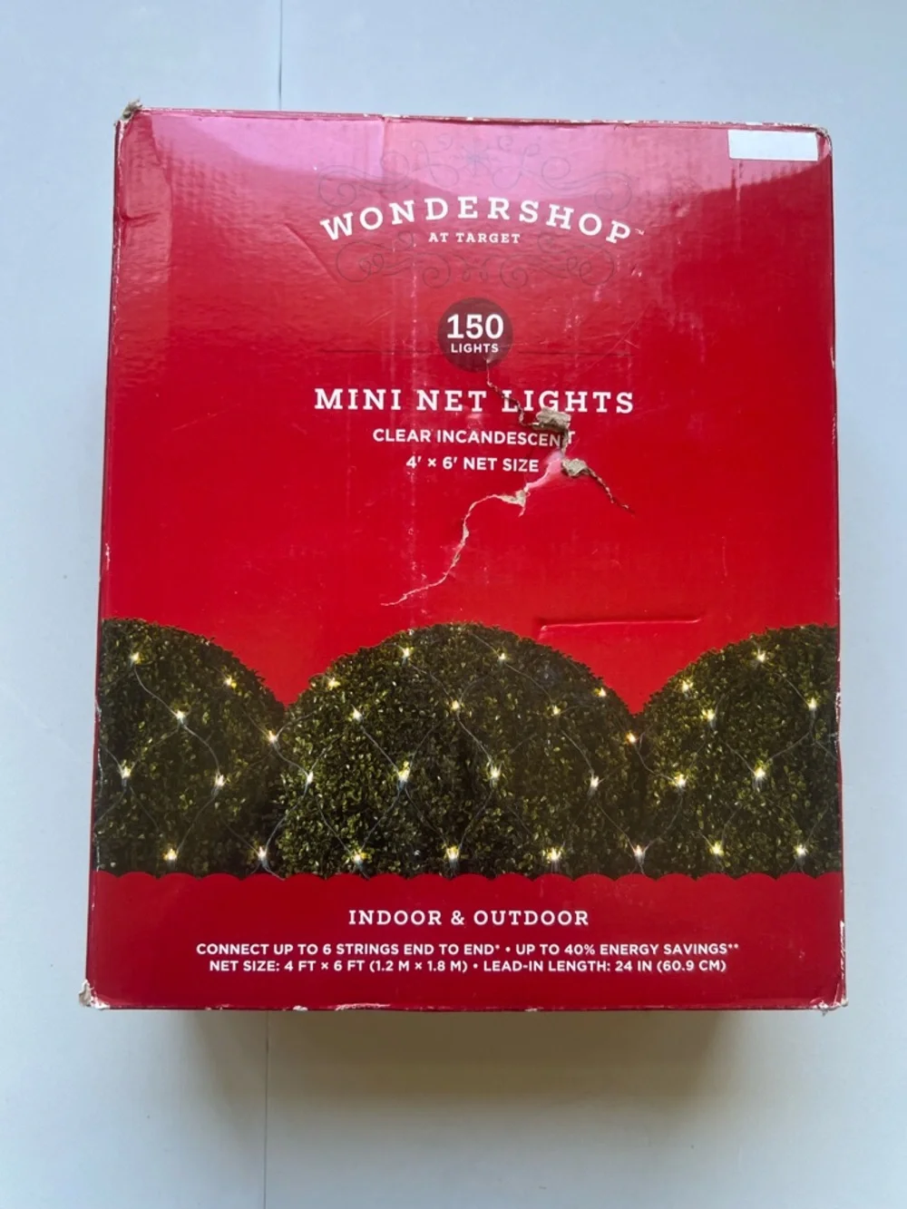 Wondershop Warm White Mini Net Lights
